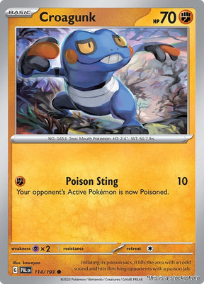 Croagunk - 114/193 - [PAL - SV02: Paldea Evolved]
