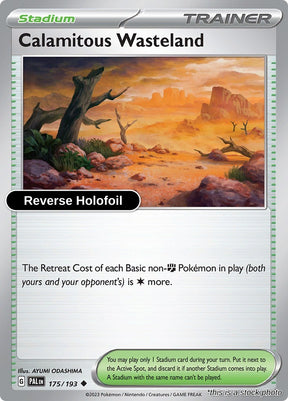 Calamitous Wasteland - 175/193 - [PAL - SV02: Paldea Evolved] - Reverse Holofoil
