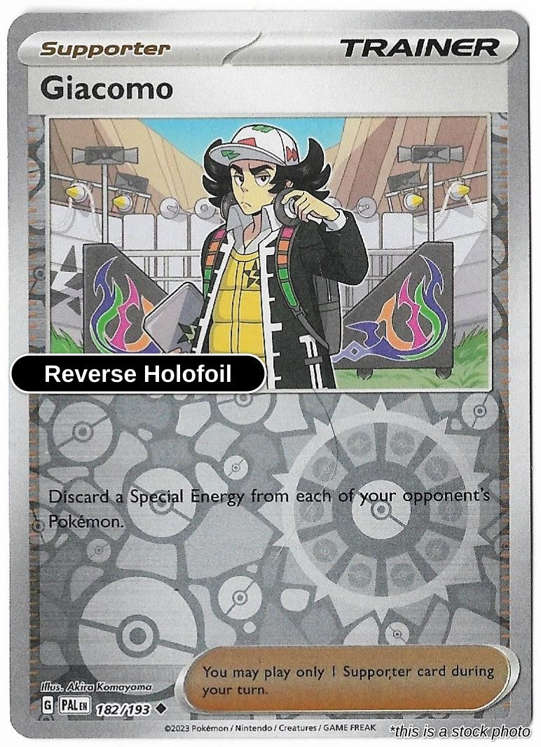 Giacomo - 182/193 - [PAL - SV02: Paldea Evolved] - Reverse Holofoil