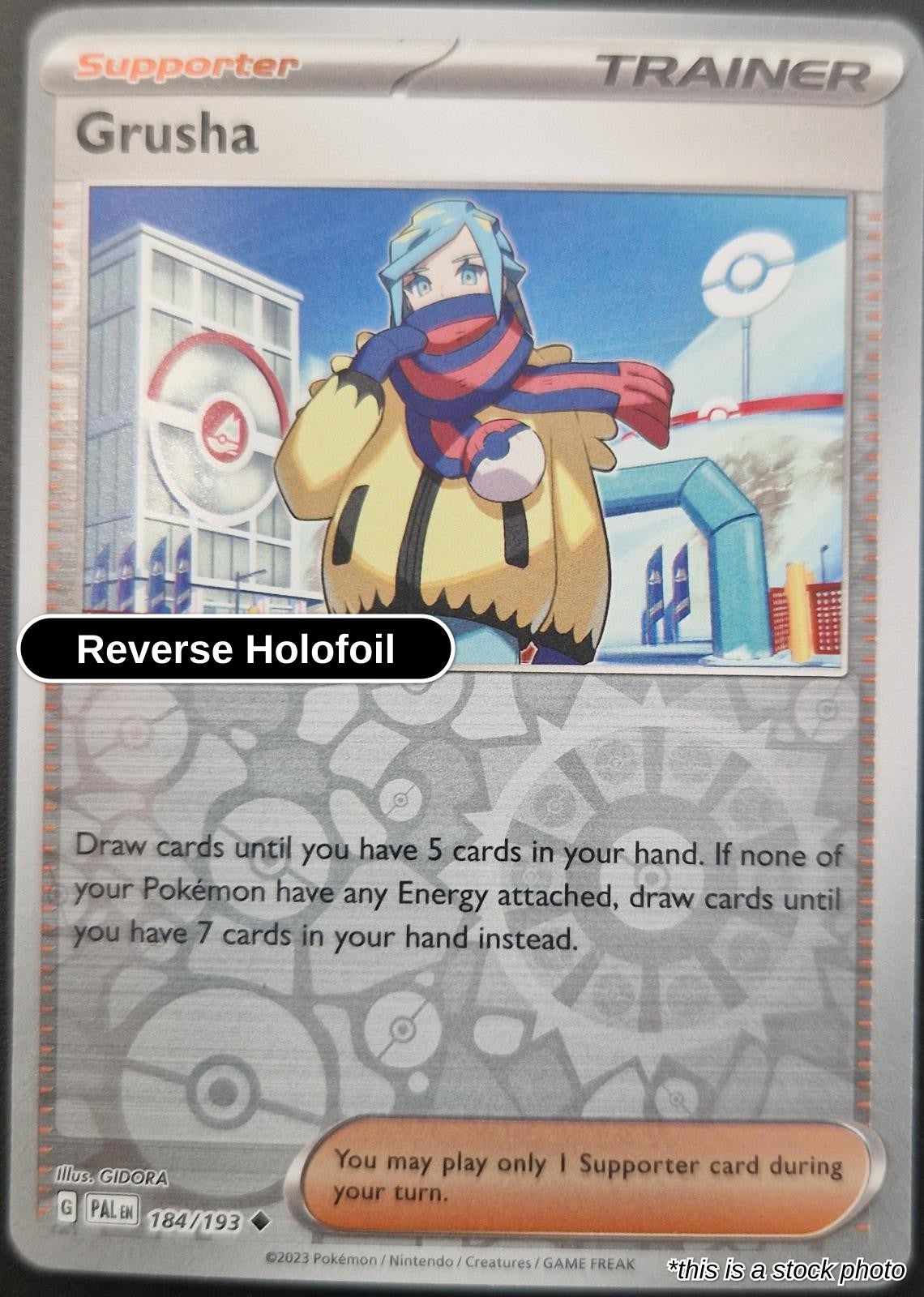 Grusha - 184/193 - [PAL - SV02: Paldea Evolved] - Reverse Holofoil