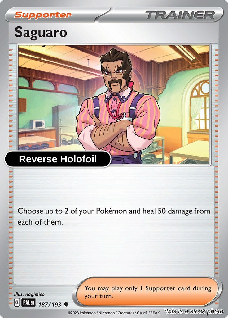 Saguaro - 187/193 - [PAL - SV02: Paldea Evolved] - Reverse Holofoil