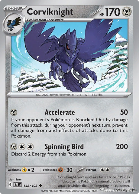 Corviknight - 148/193 - [PAL - SV02: Paldea Evolved]