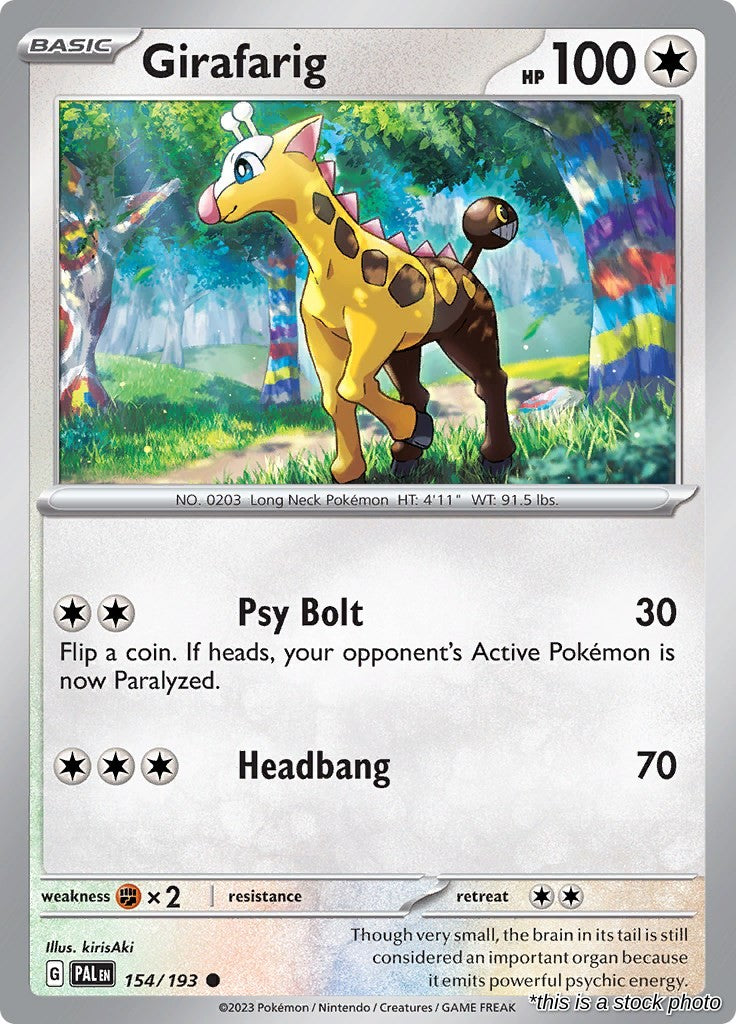 Girafarig - 154/193 - [PAL - SV02: Paldea Evolved]