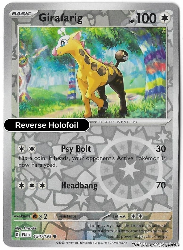 Girafarig - 154/193 - [PAL - SV02: Paldea Evolved] - Reverse Holofoil