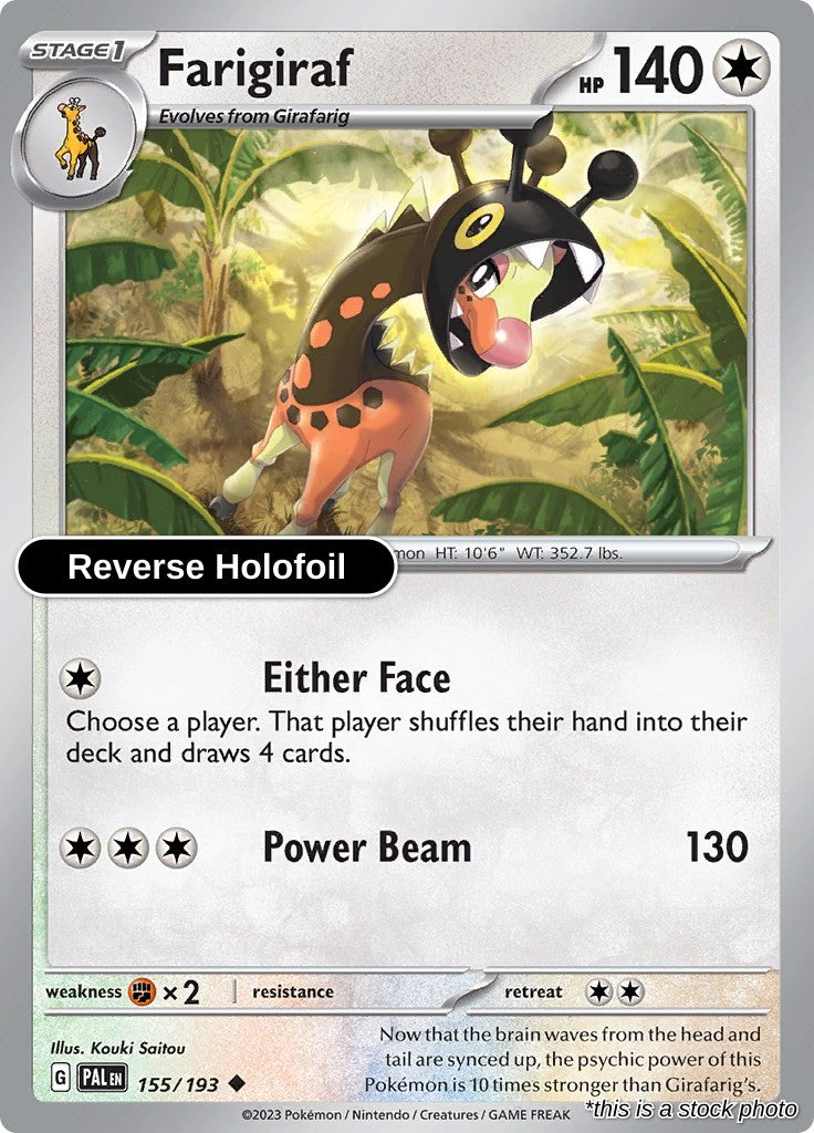 Farigiraf - 155/193 - [PAL - SV02: Paldea Evolved] - Reverse Holofoil