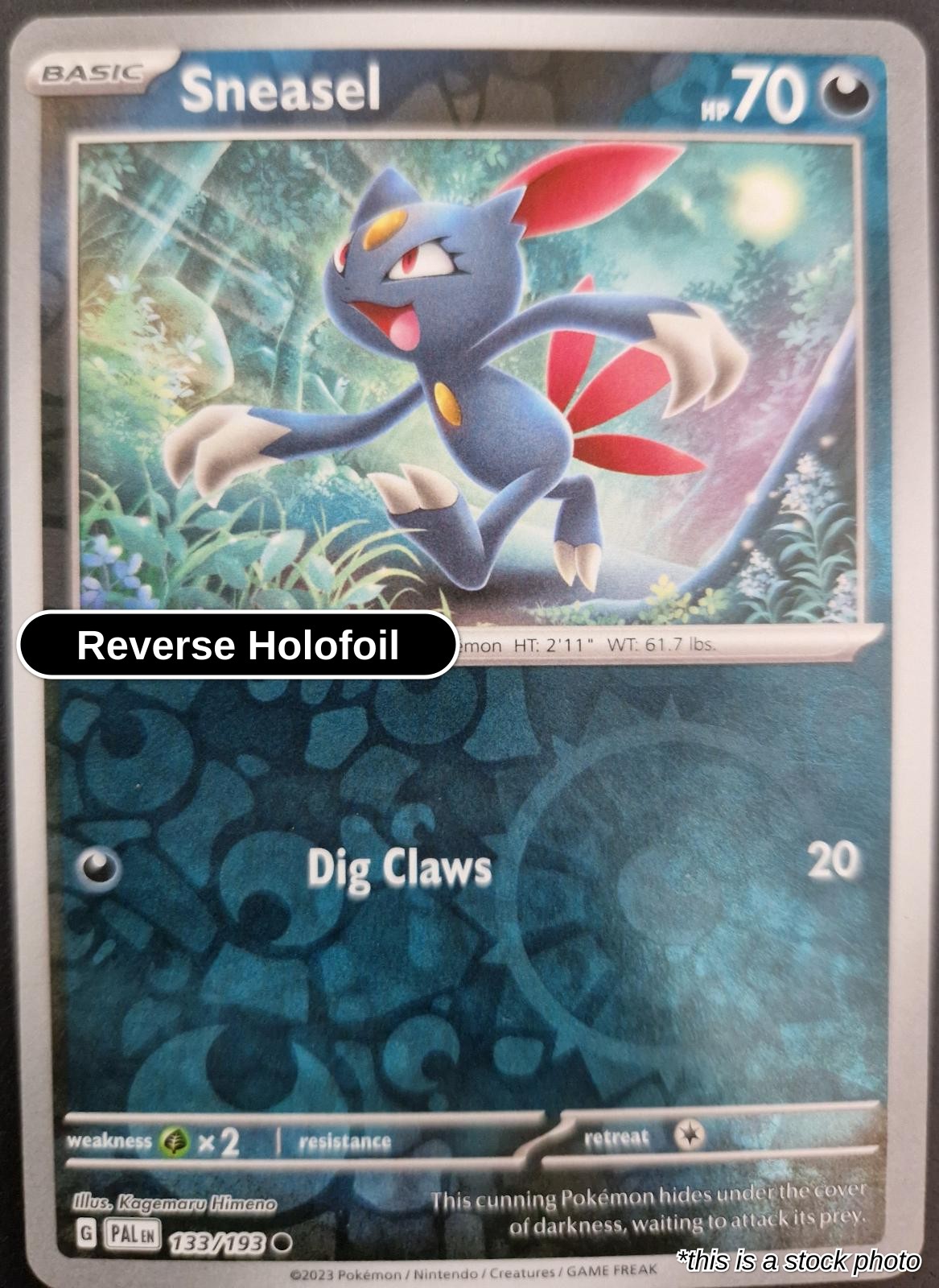 Sneasel - 133/193 - [PAL - SV02: Paldea Evolved] - Reverse Holofoil