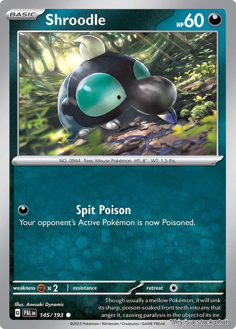 Shroodle - 145/193 - [PAL - SV02: Paldea Evolved]