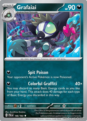 Grafaiai - 146/193 - [PAL - SV02: Paldea Evolved]