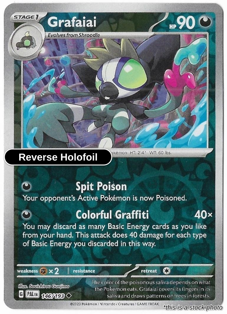 Grafaiai - 146/193 - [PAL - SV02: Paldea Evolved] - Reverse Holofoil