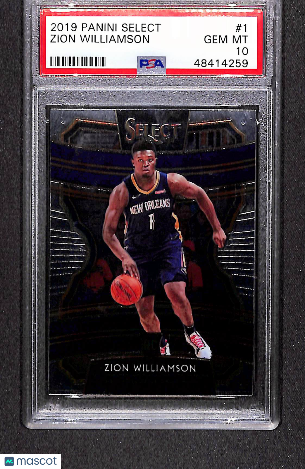 Zion Williamson 2019 Panini Select #1 PSA 10