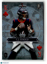 Load image into Gallery viewer, C.J. Stroud 2023 Wild Card Card Draw SingleKing Prism Foil Board #SD-CS 1/1
