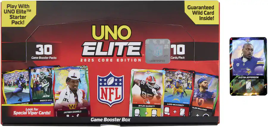 2025 UNO Elite Football Core Edition Booster Box