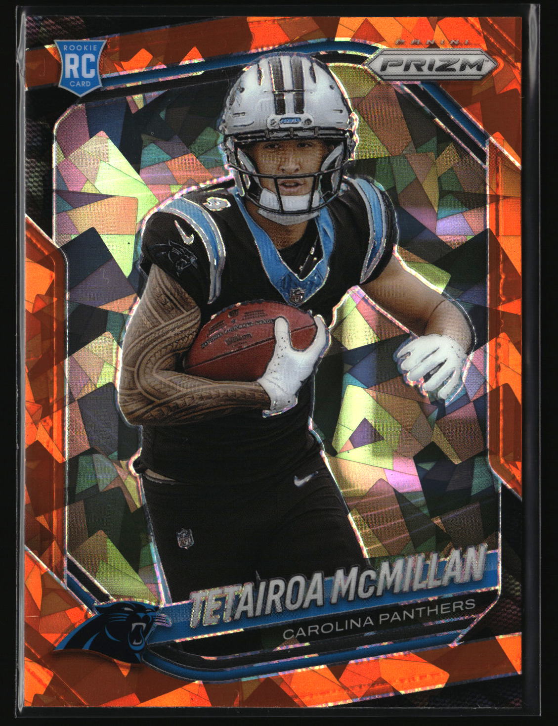 Tetairoa McMillan 2025 Panini Prizm Orange Ice #311