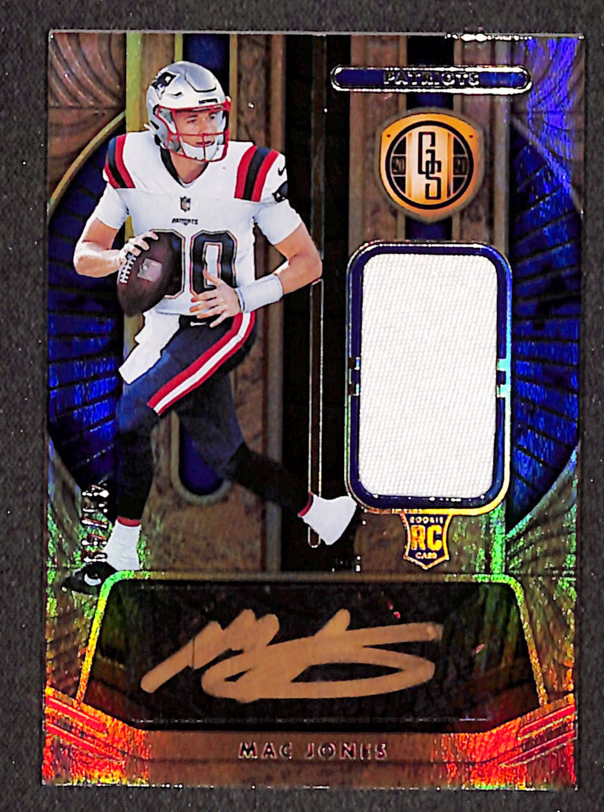 Mac Jones 2021 Panini Gold Standard Rookie Jersey Autographs Prime #205 #/49