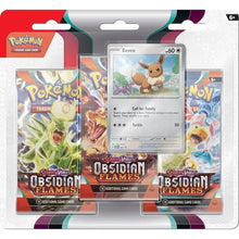 Load image into Gallery viewer, Pokemon TCG: Scarlet &amp; Violet Obsidian Flames 3 Pack Blister (SV03)
