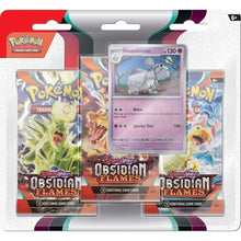 Load image into Gallery viewer, Pokemon TCG: Scarlet &amp; Violet Obsidian Flames 3 Pack Blister (SV03)
