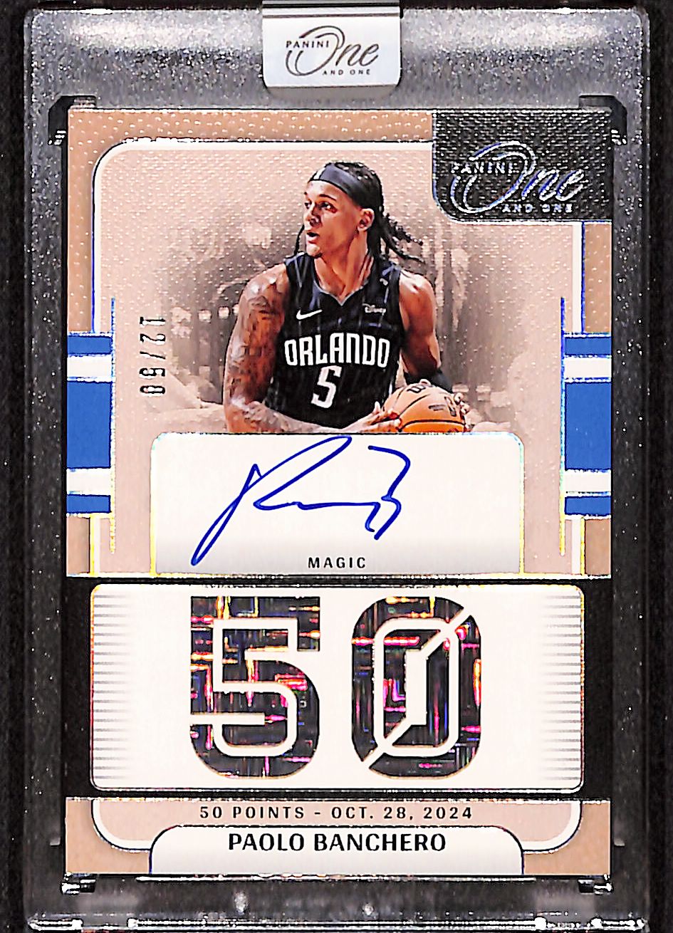 Paolo Banchero 2024-25 Panini One and One Stats Autographs /50 #OSA-PLO