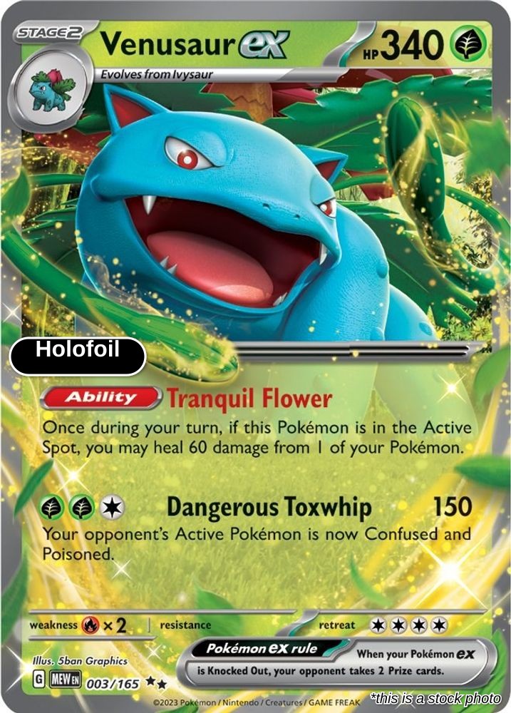 Venusaur ex - 003/165