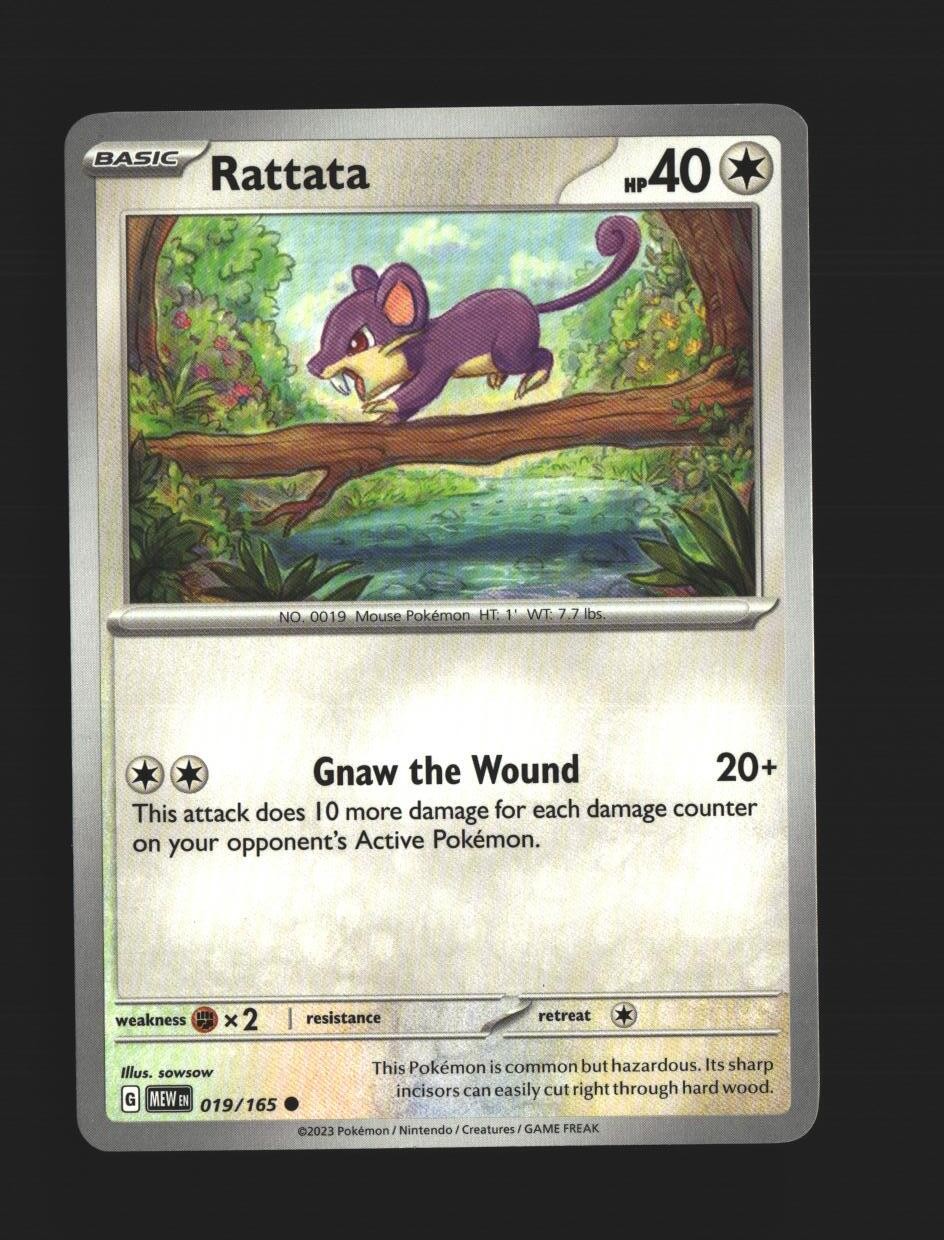 Rattata - 019/165 - [MEW - SV: Scarlet & Violet 151]