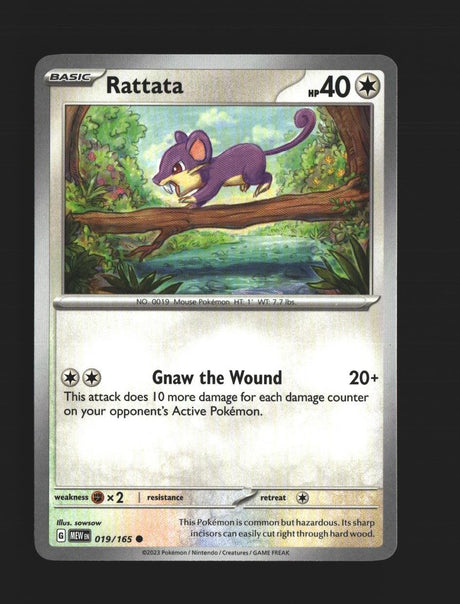Rattata - 019/165 - [MEW - SV: Scarlet & Violet 151]