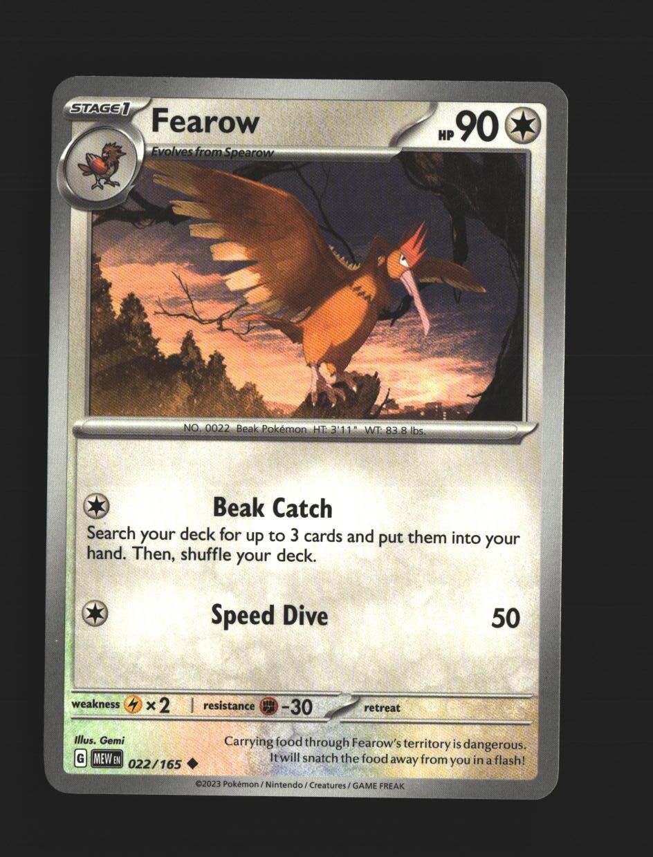 Fearow - 022/165 - [MEW - SV: Scarlet & Violet 151]