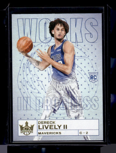 Dereck Lively II 2023-24 Panini Court Kings #30 Works in Progress