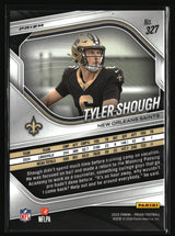 Tyler Shough 2025 Panini Prizm White Sparkle #327