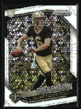Tyler Shough 2025 Panini Prizm White Sparkle #327
