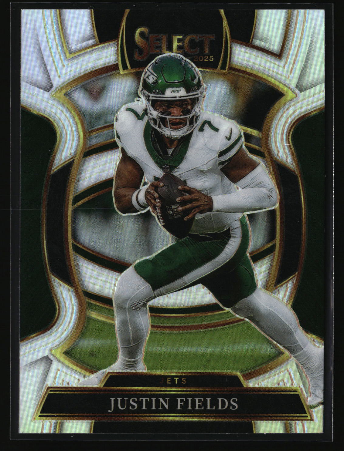 Justin Fields 2025 Panini Select Silver Prizm #75