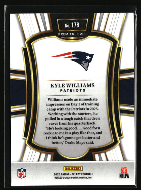 Kyle Williams 2025 Panini Select #178