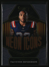 TreVeyon Henderson 2025 Panini Select Neon Icons #16
