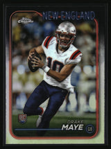 Drake Maye 2024 Topps Chrome Refractor #203