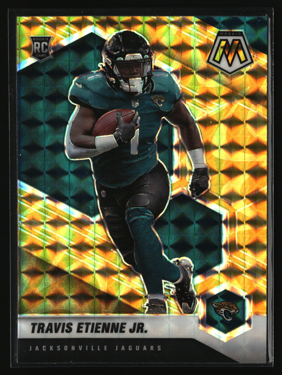 Travis Etienne Jr. 2021 Panini Mosaic Prizm Reactive Yellow #314