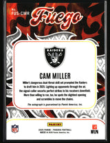 Cam Miller 2025 Panini Phoenix Fuego Signatures #FUS-CMR