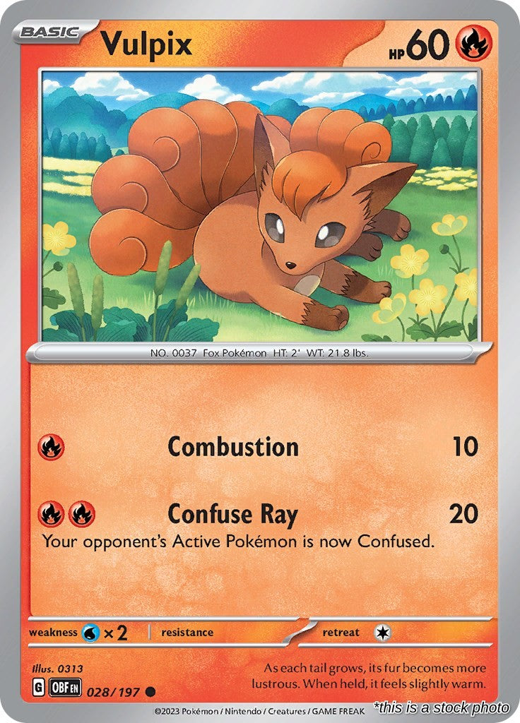 Vulpix - 028/197 - [OBF - SV03: Obsidian Flames]