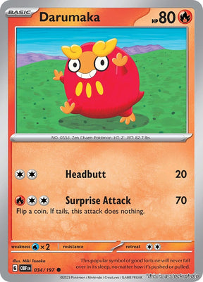 Darumaka - 034/197 - [OBF - SV03: Obsidian Flames]
