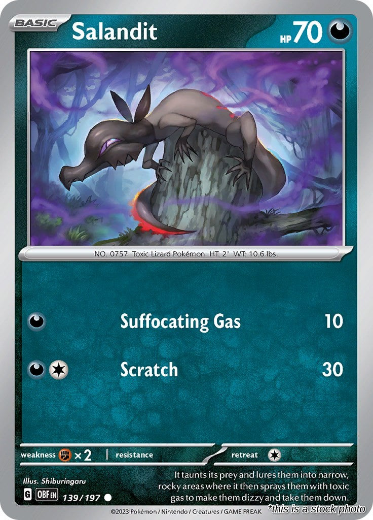 Salandit - 139/197 - [OBF - SV03: Obsidian Flames]