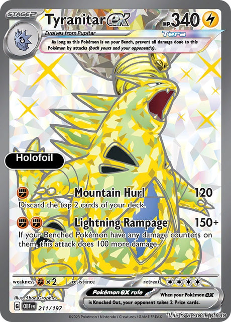 Tyranitar ex - 211/197