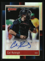 Cal Raleigh 2022 Donruss Retro 1988 Signatures Holo #R88S-CR