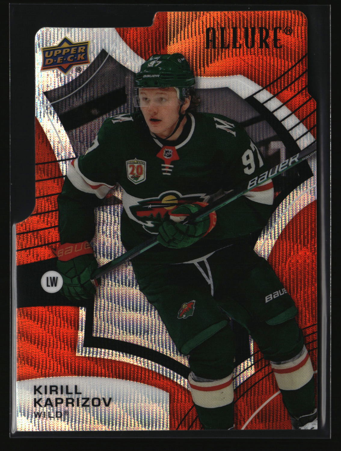 Kirill Kaprizov 2021-22 Upper Deck Allure Orange Slice Die Cut #40