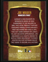 Joe Mauer 2015 Topps First Home Run Gold (Series One) #FHR-29