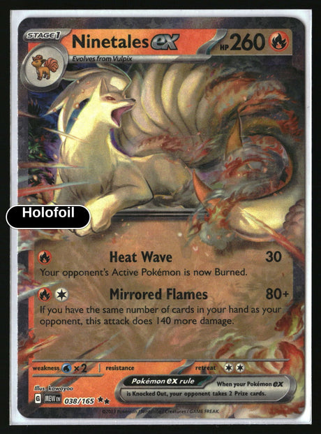 Ninetales ex - 038/165