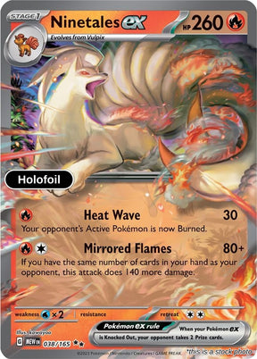 Ninetales ex - 038/165