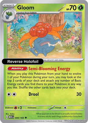 Gloom - 044/165 - [MEW - SV: Scarlet & Violet 151] - Reverse Holofoil