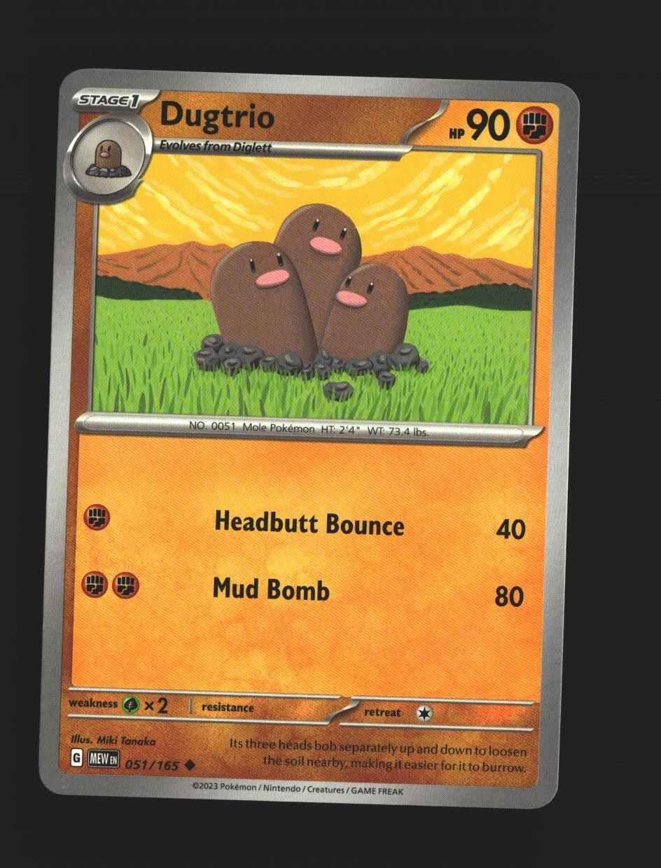 Dugtrio - 051/165 - [MEW - SV: Scarlet & Violet 151]