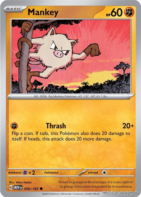 Mankey - 056/165 - [MEW - SV: Scarlet & Violet 151]