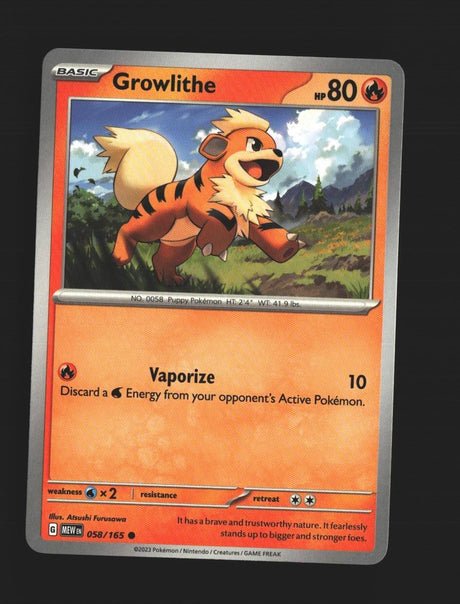 Growlithe - 058/165 - [MEW - SV: Scarlet & Violet 151]