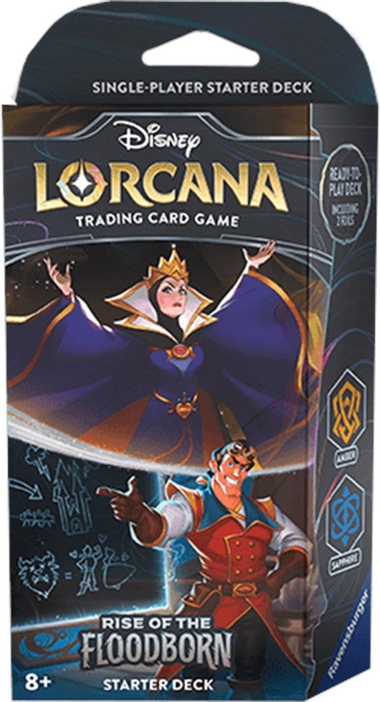 Image for Disney Lorcana: Rise of the Floodborn Starter Deck (Amber & Sapphire) - Disney Lorcana