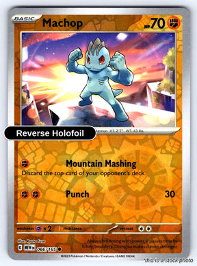 Machop - 066/165 - [MEW - SV: Scarlet & Violet 151] - Reverse Holofoil
