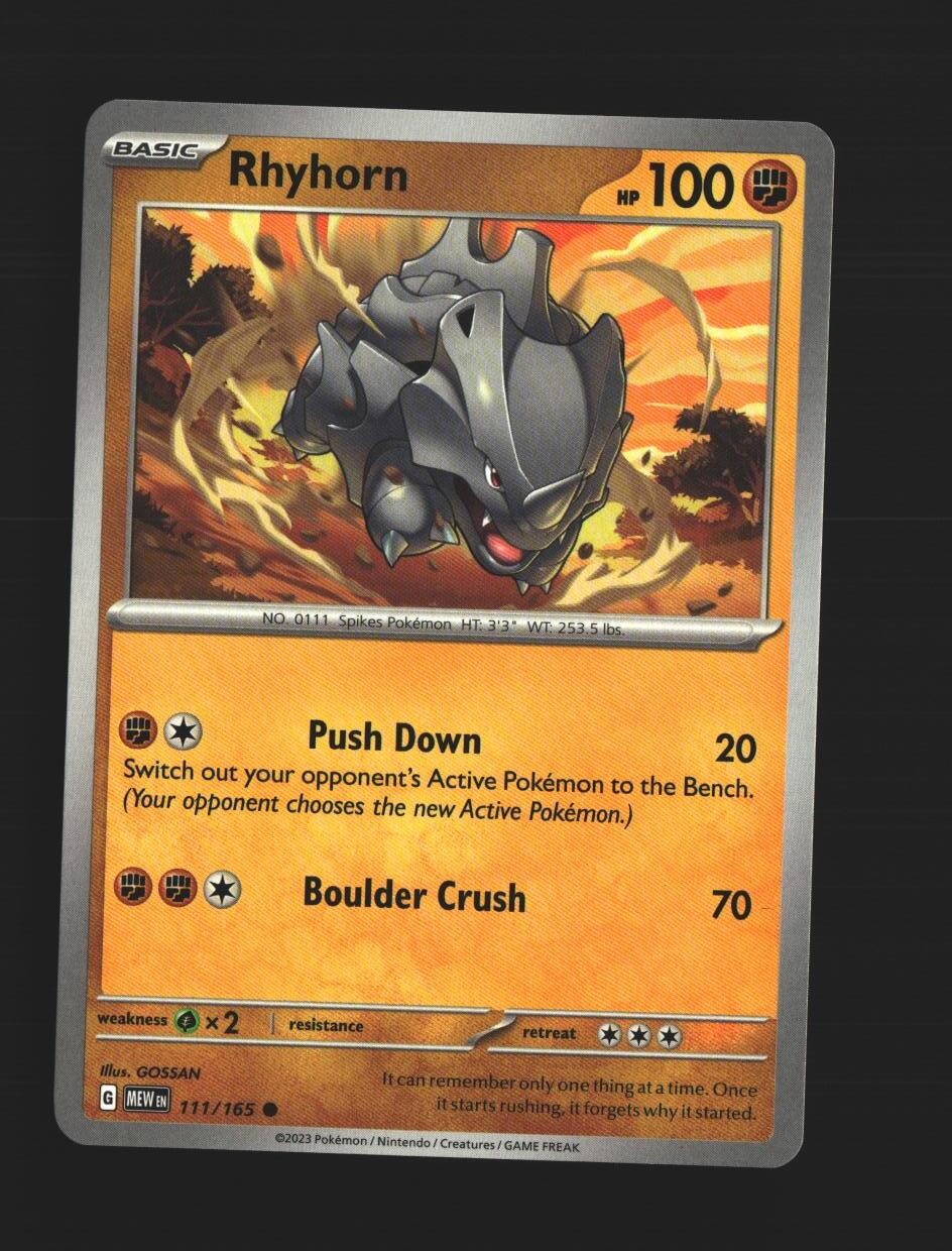 Rhyhorn - 111/165 - [MEW - SV: Scarlet & Violet 151]